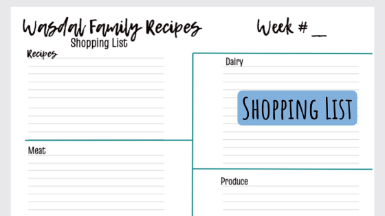 One of the best ways to save money on groceries is to use a shopping list